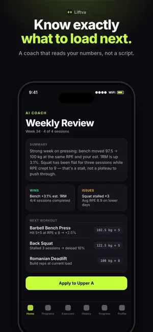 Liftva screenshot 2