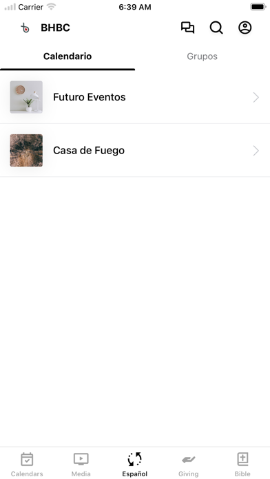 App screenshot