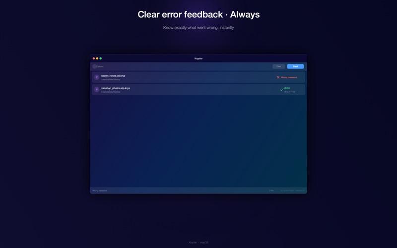 App screenshot