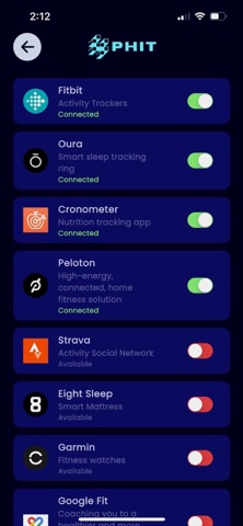 PHIT Performance screenshot