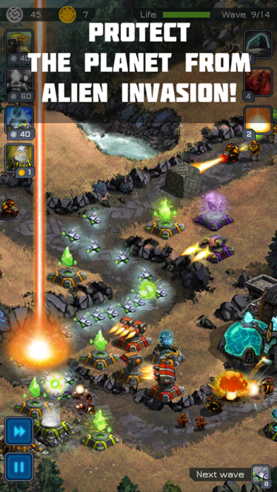 Screenshot 3 of Ancient Planet Tower Defense App