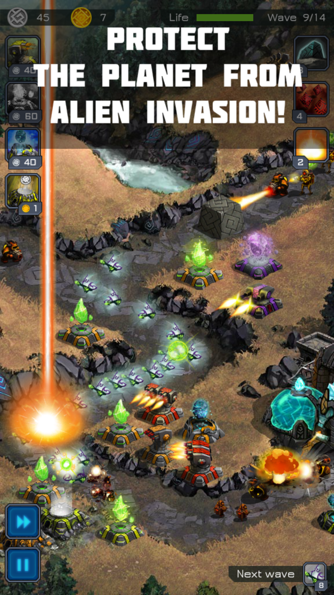 Ancient Planet Tower Defense official gameplay screenshot 6