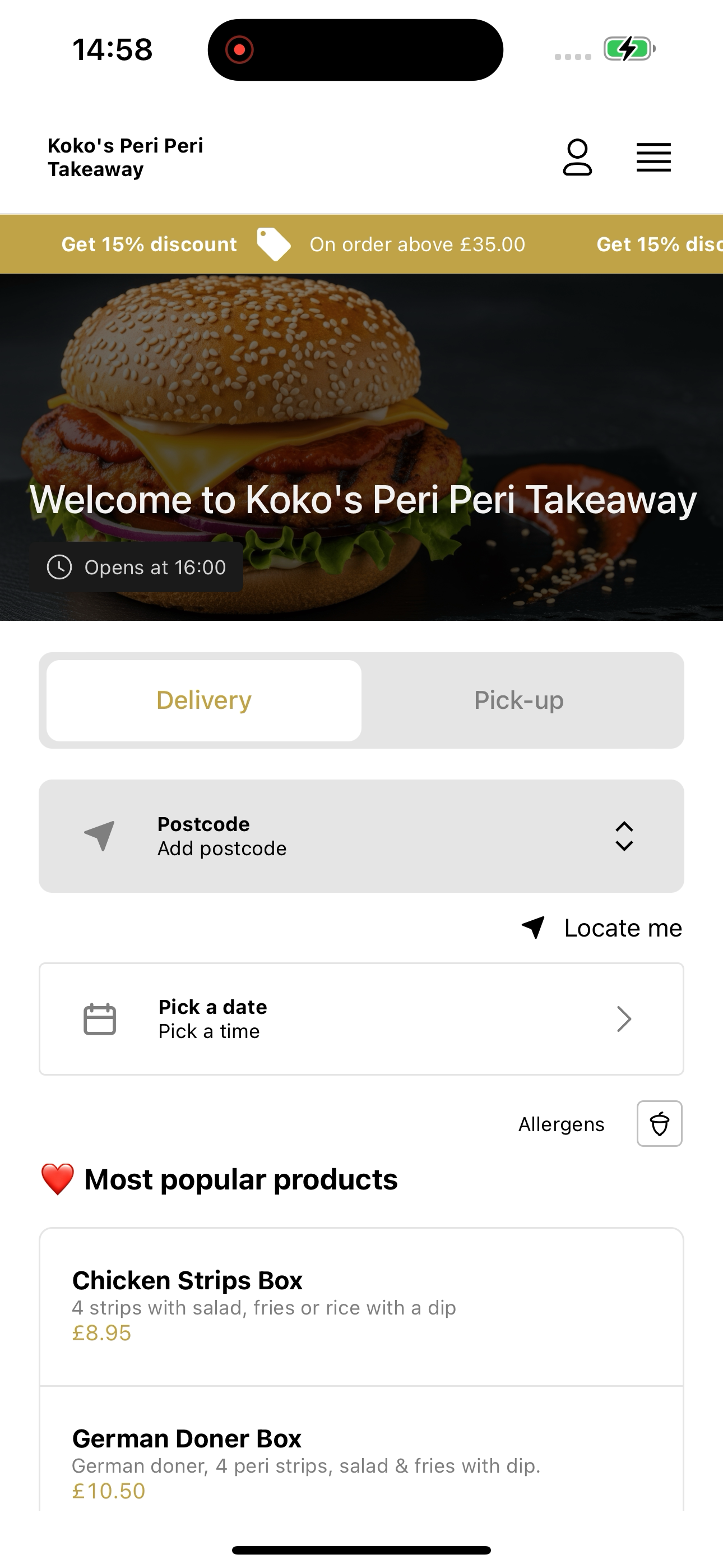 Koko's Peri Peri Takeaway UK screenshot 6