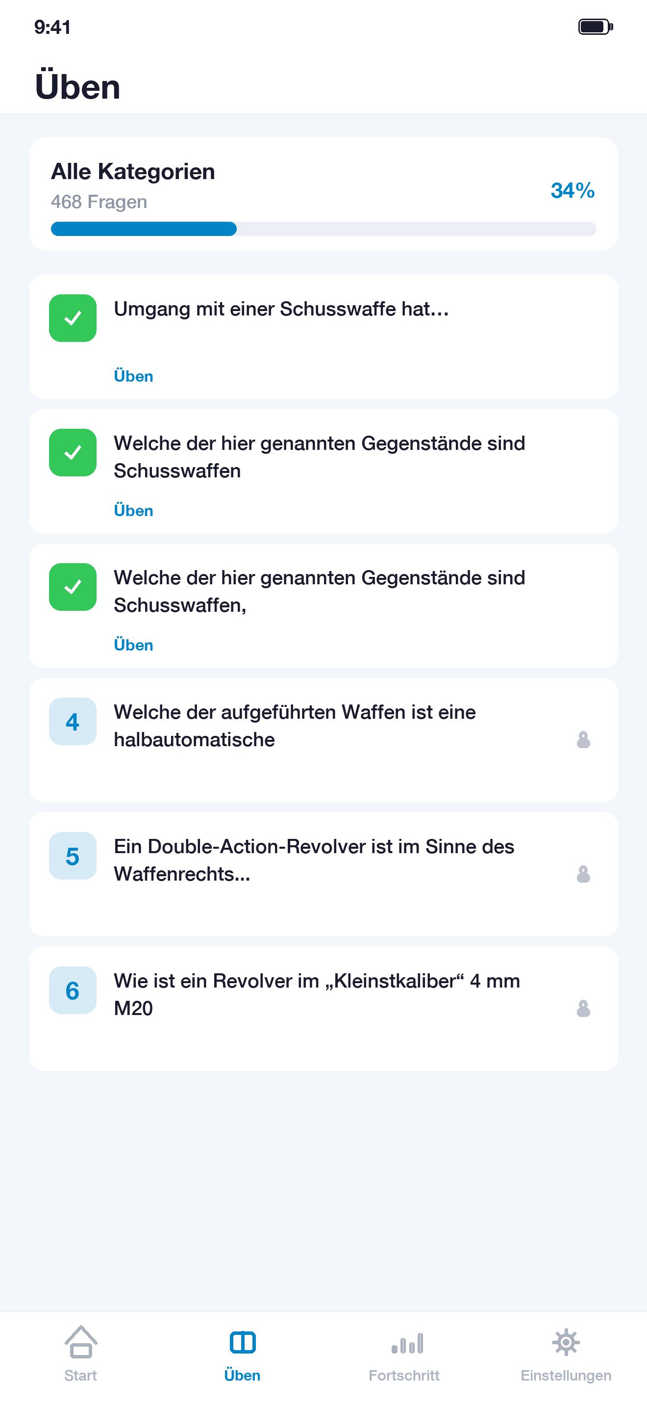 Sicherheitskraft Prüfung screenshot 2