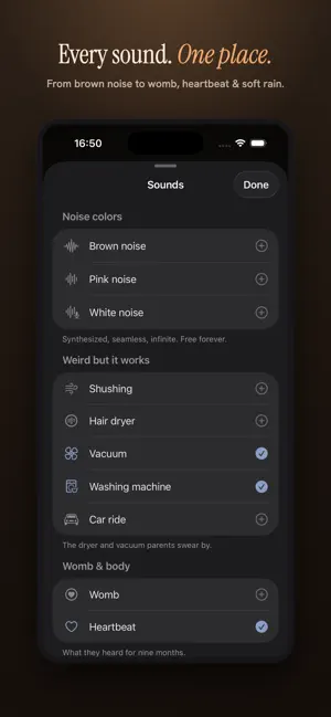 Tysha — Baby Sleep Sounds screenshot 2