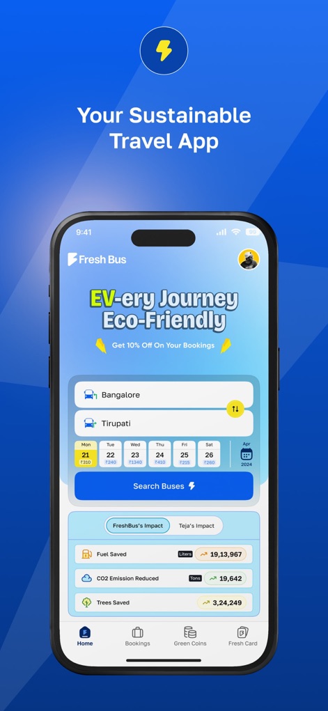 FRESH BUS - Travel App | MWM