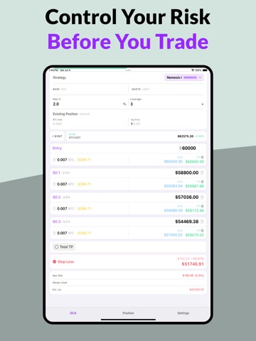 Nemesis - Trading Planner iPad screenshot