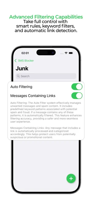 Cuspart: SMS Blocker screenshot 2