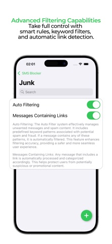 Cuspart: SMS Blocker Screenshot 2 of 4