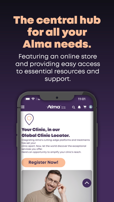 Alma Lasers App screenshot