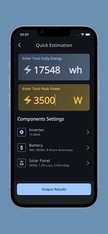 Engelect - Solar Power Sizer Screenshot 9 of 9