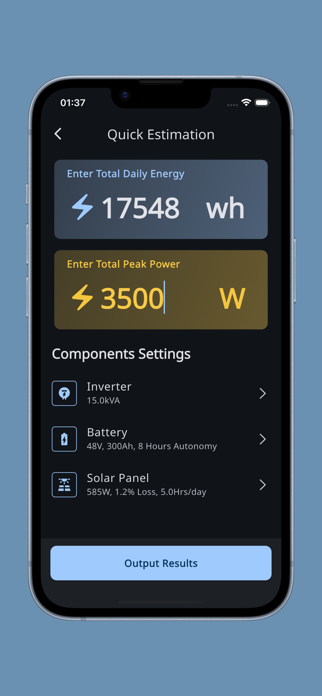 Engelect - Solar Power Sizer Screenshot 9 of 9