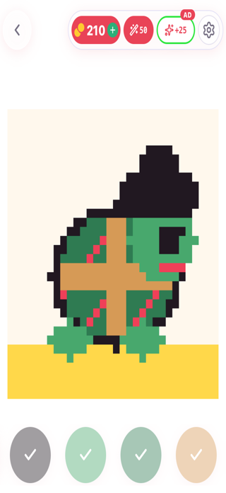 Color Pixel Numbers Game Screenshot 2 of 4
