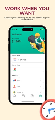 DeliWare - Delivery Partner iPhone screenshot