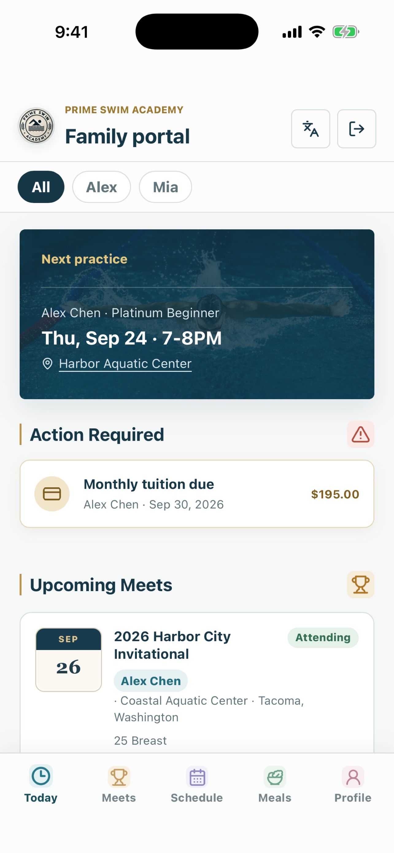 Screenshot 1 of Prime Swim Academy