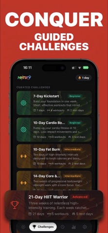 HIIT & Tabata Workouts-Hiitify Screenshot 1 of 6