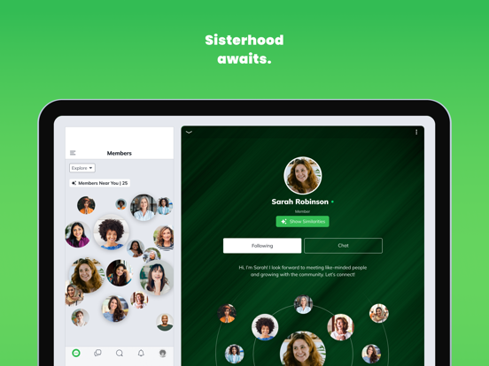 The iMpower App iPad screenshot 1 - Social Networking app