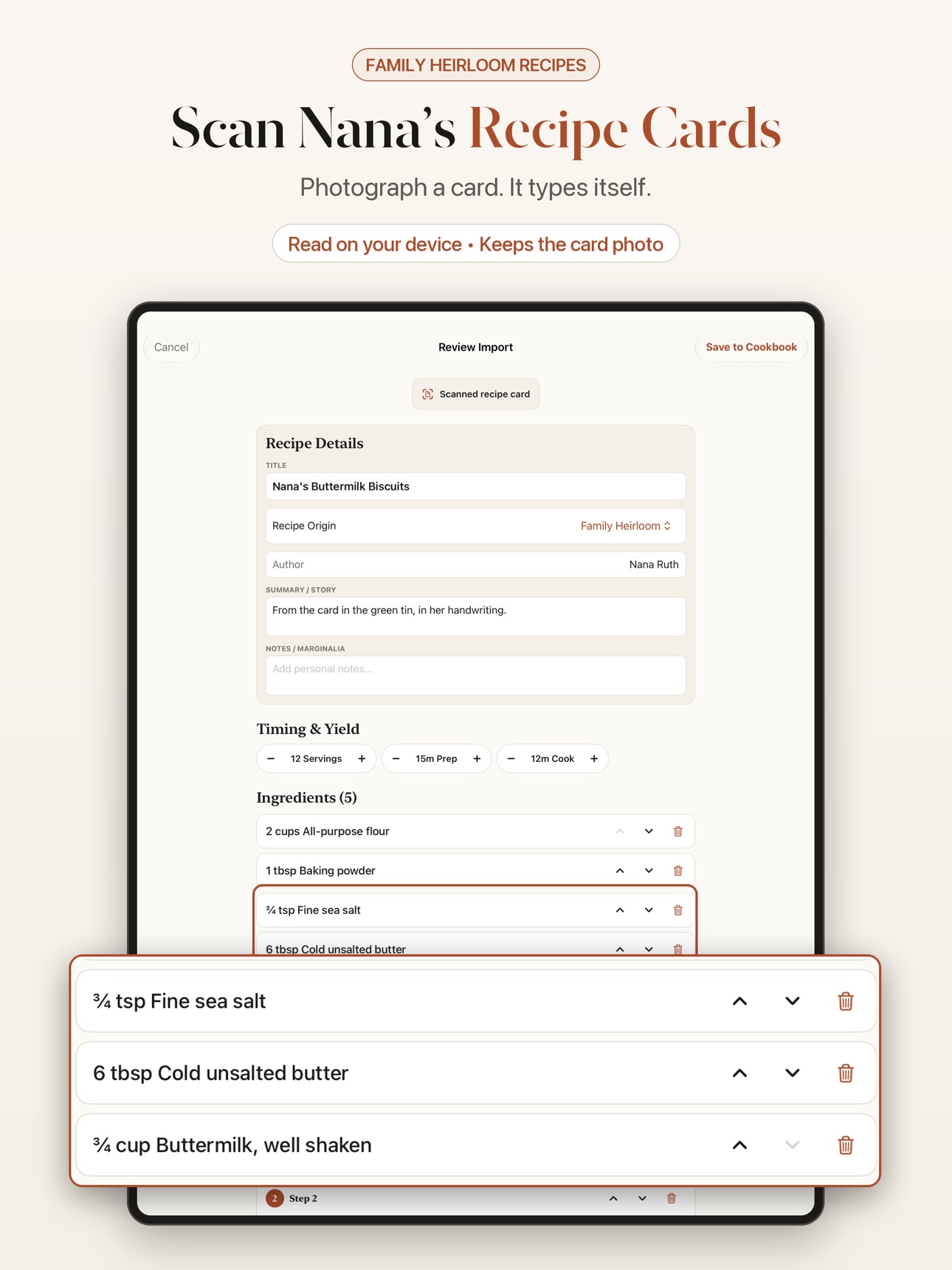 Screenshot 9 of MealStash: Family Recipe Book