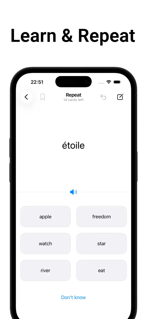 Screenshot #3 pour Memorila - Language Flashcards