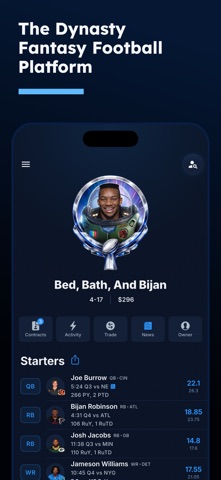 League Tycoon Fantasy Football iPhone screenshot