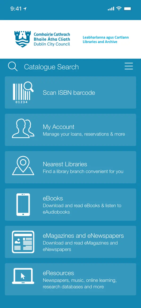 Screenshot #1 pour Dublin City Libraries