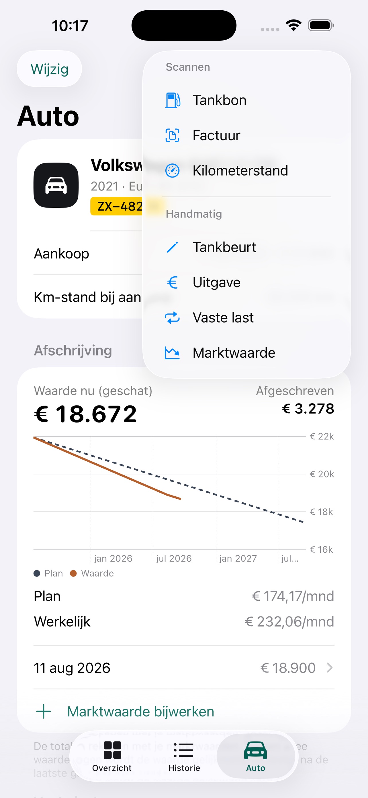 Screenshot 1 of Mijn AutoKosten