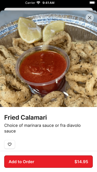 Napoli Pizza & Italian Cuisine iPhone screenshot 3 - Food & Drink app