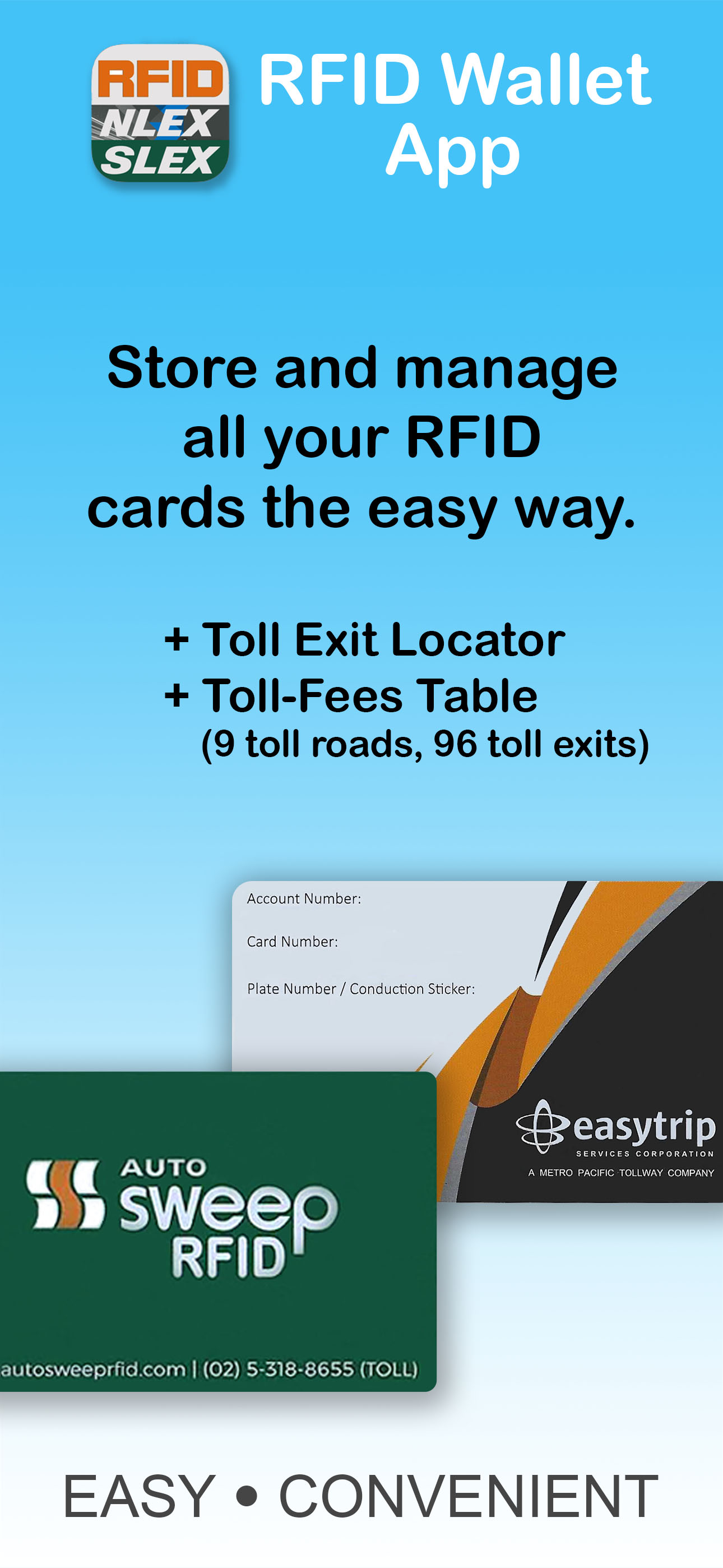 RFID Wallet EasyTrip AutoSweep