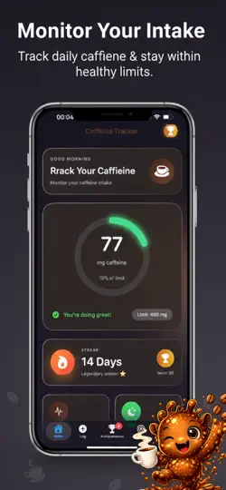 Screenshot von Smarter Koffein-Tracker auf dem iPhone 1