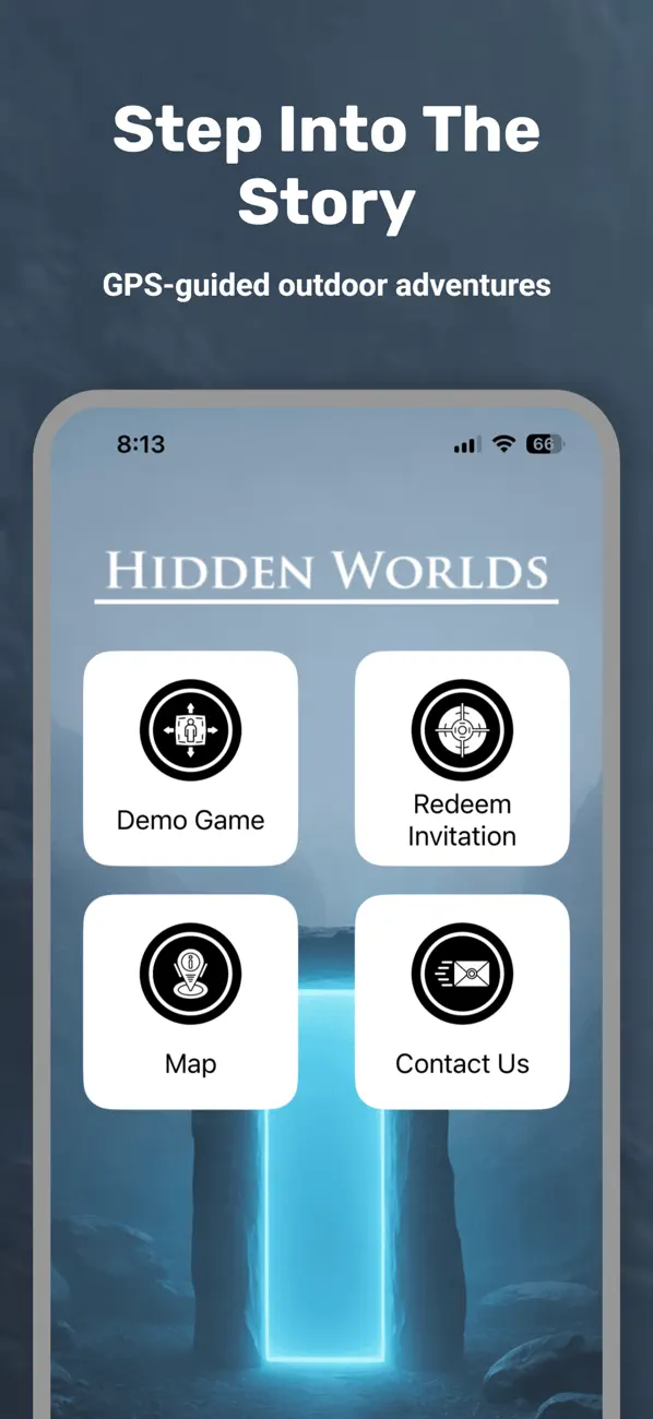 Screenshot #1 pour Hidden Worlds: GPS Adventures