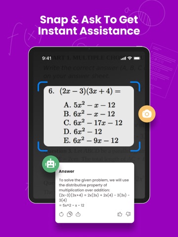 Wisehomie - AI Study Helper iPad screenshot