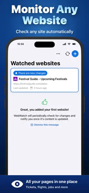 WebWatch: Website Monitor screenshot 2