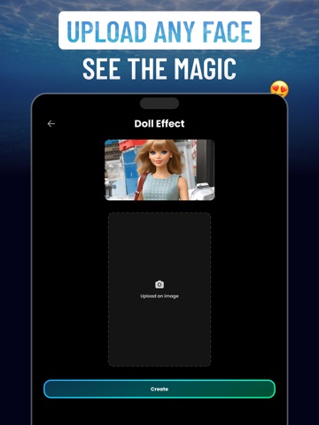 AI Mermaid Effect: Videfix iPad screenshot