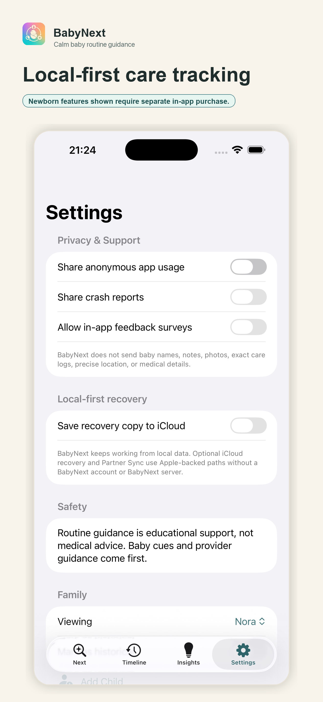 BabyNext screenshot 5