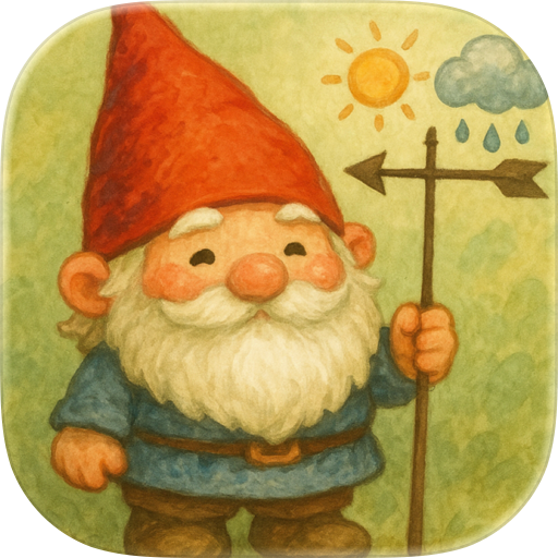 Weather Gnome: Cozy Forecast