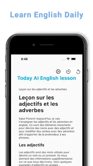 Daily English AI Tutor screenshot 1