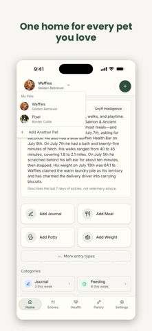 Snyff: Dog & Cat Journal Screenshot 2 of 7