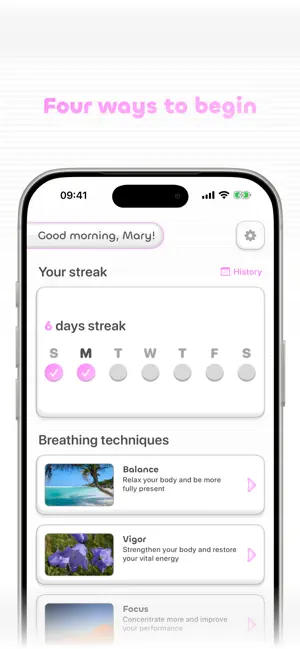 HaruMeditation: Breathing screenshot 1