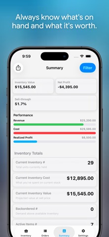 Inventory Now: Stock Tracker iPhone screenshot