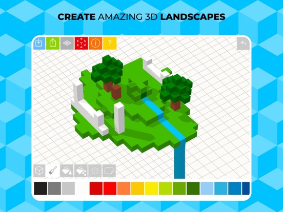 Tayasui Blocks - Brick & Block iPad app afbeelding 4
