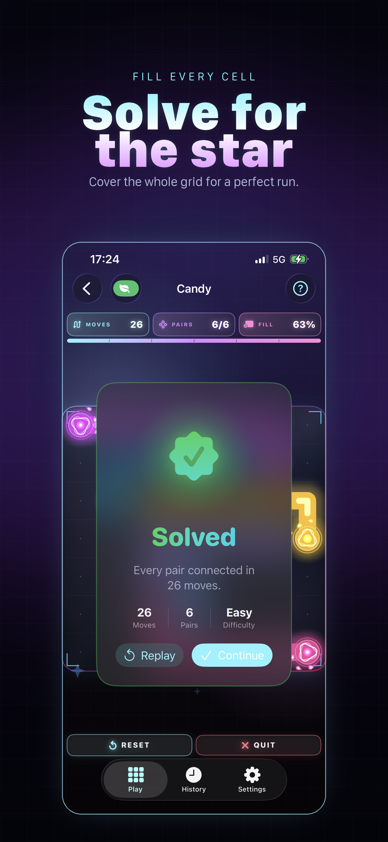 Flowcraft: Neon Puzzle screenshot 3