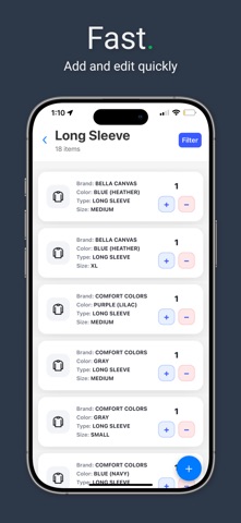 Clothing Inventory Tracker Screenshot 3 of 4