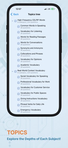 CELPIP Vocabulary Accelerator iPhone screenshot
