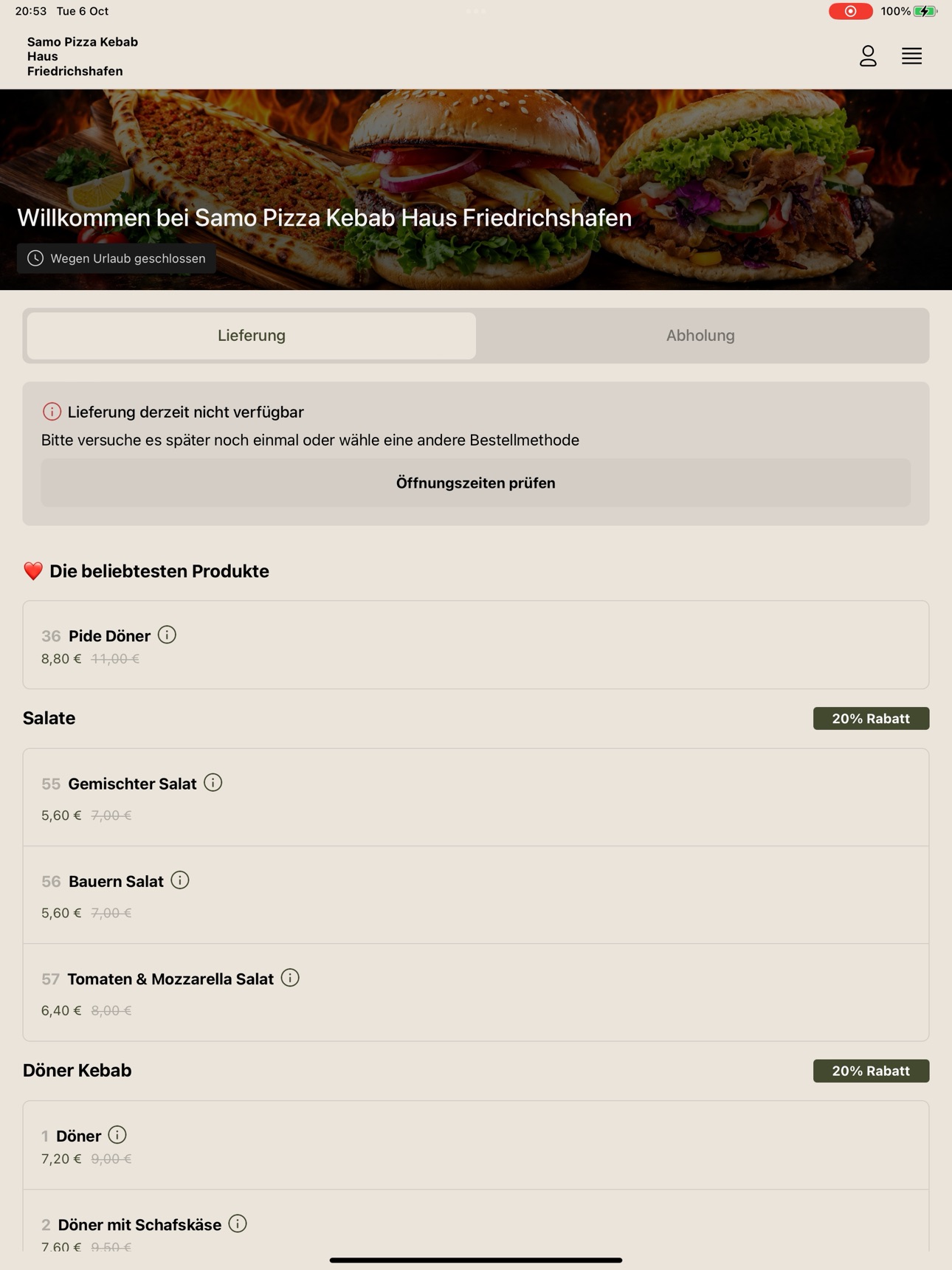 Screenshot 7 of Samo Pizza Kebab Haus