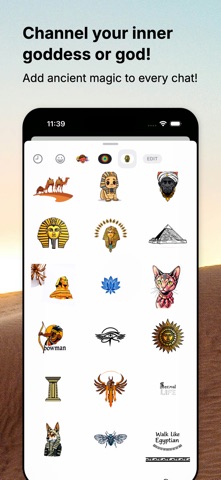 Ancient Egyptian Stickers screenshot