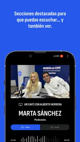 Captura de pantalla de RADIO COPE en iPhone 3
