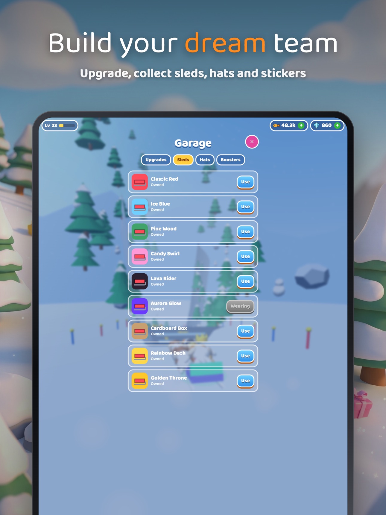 Screenshot 9 of Sled Pups: Snow Racing
