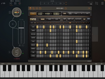 DM10 - Drum & Synth Machine iPad screenshot