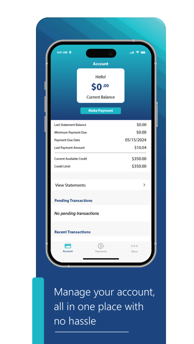First Savings Mastercard Screenshot