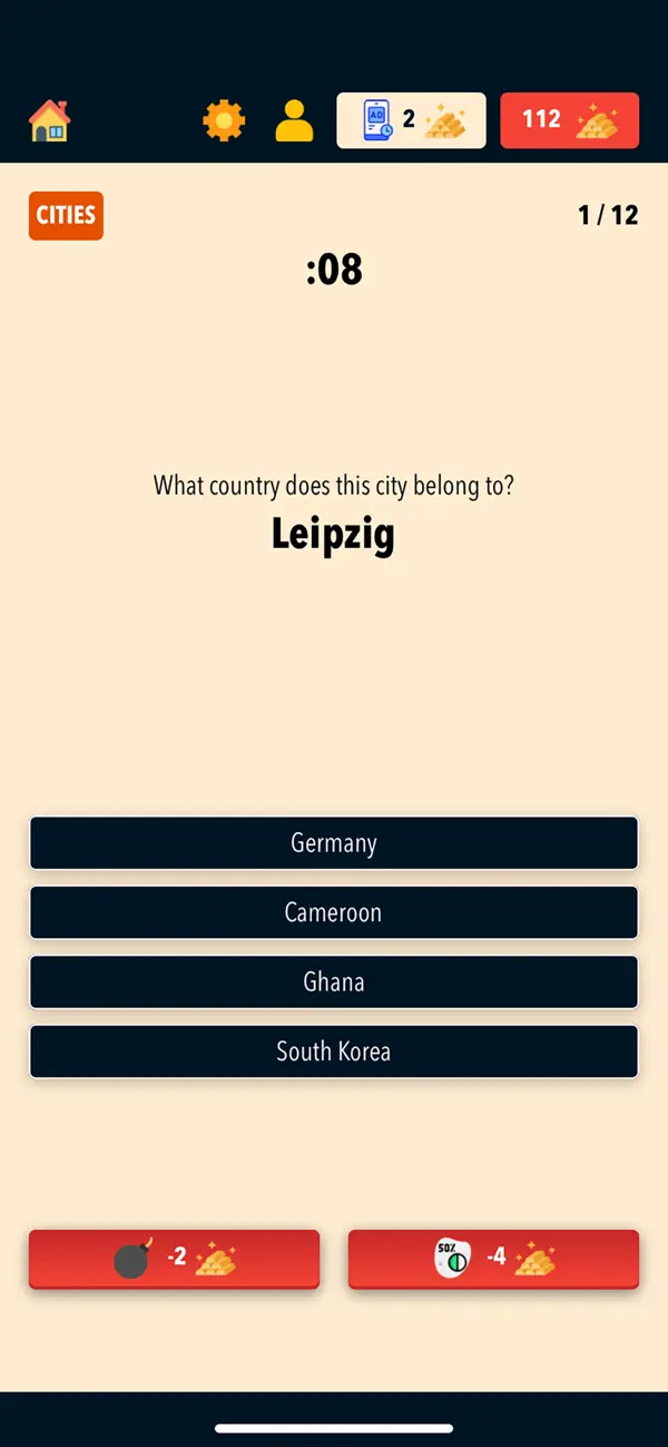Screenshot #2 pour World Geography - Quiz Game